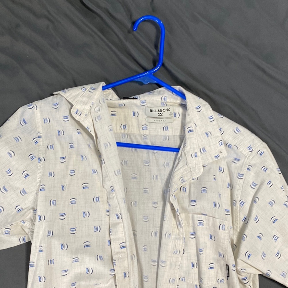 White Billabong Button Up